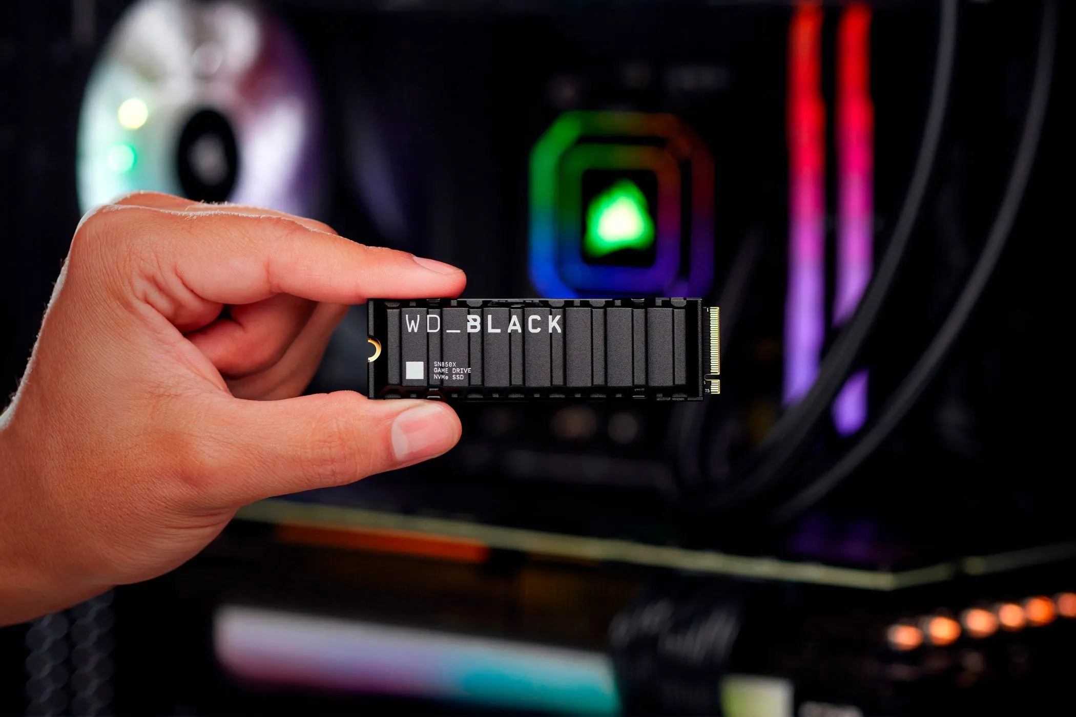 Ổ cứng SSD NVMe WD Black SN850X được dùng làm ổ di động