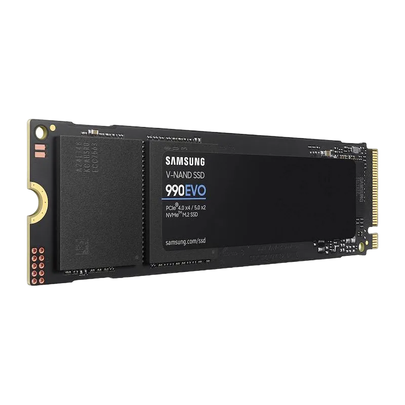 Ổ cứng SSD Samsung 990 Evo M.2 trên nền trong suốt