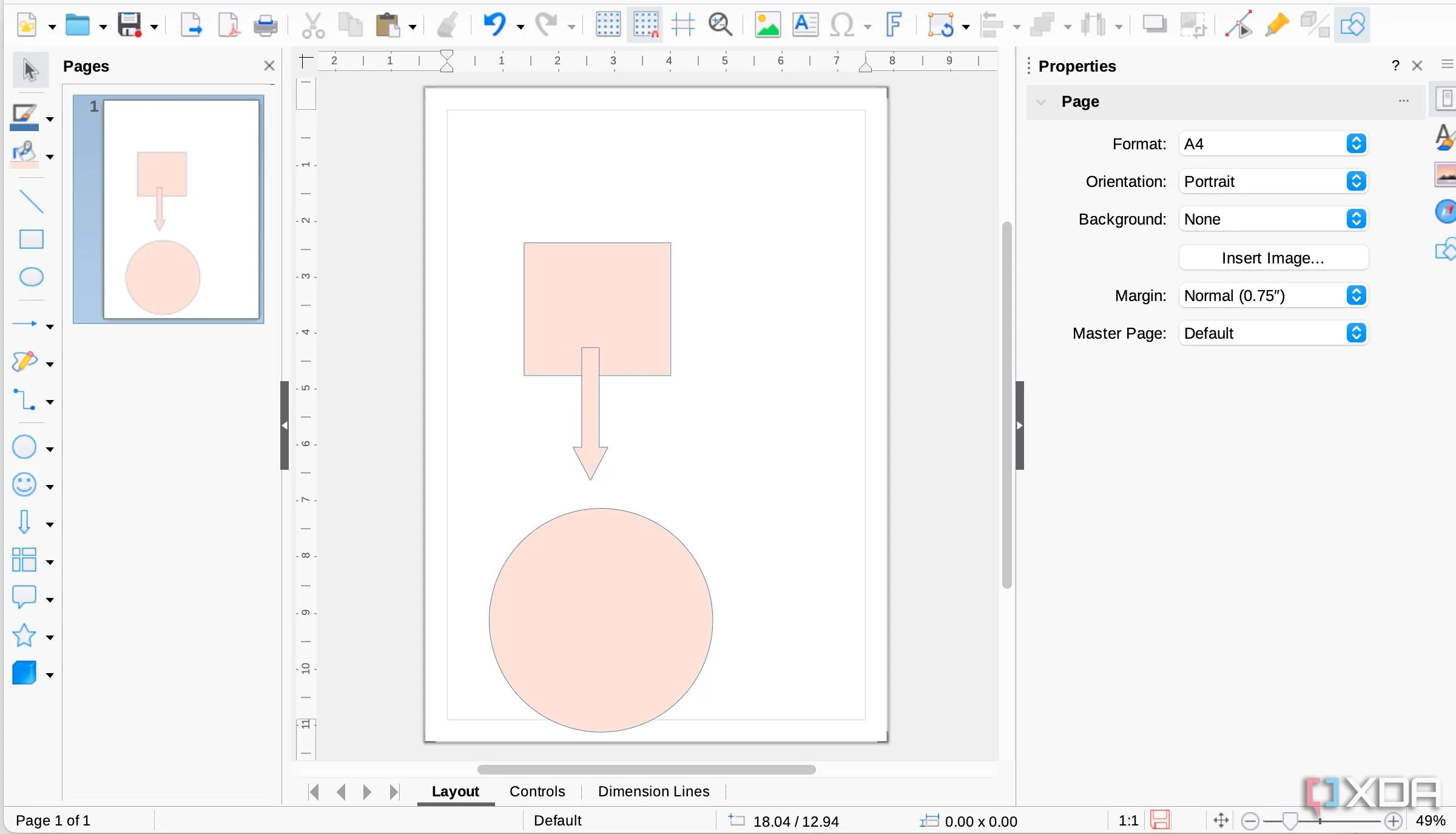 Phần mềm vẽ sơ đồ LibreOffice Draw miễn phí thay thế Visio
