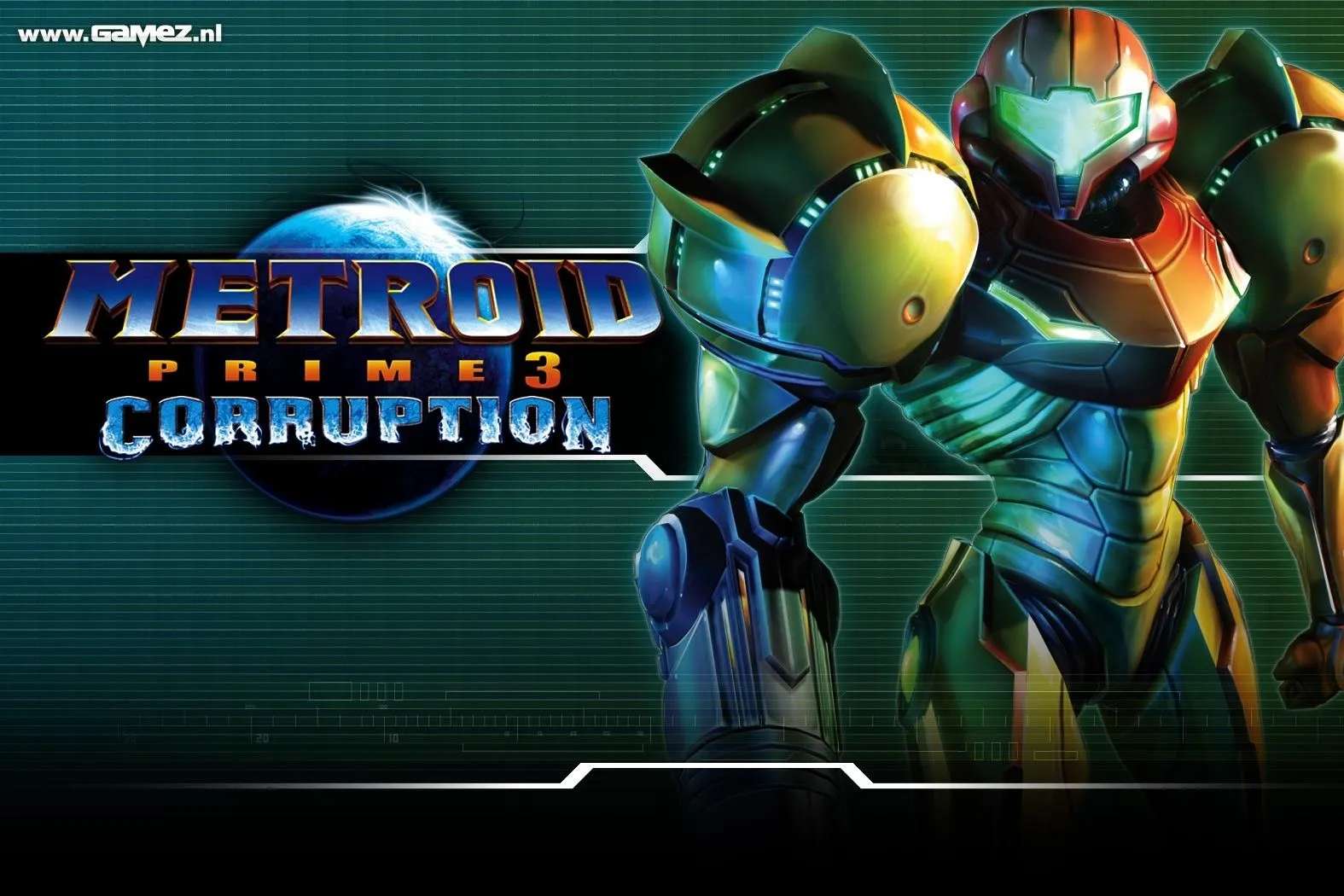 Poster for the video game Metroid Prime 3: Corruption
