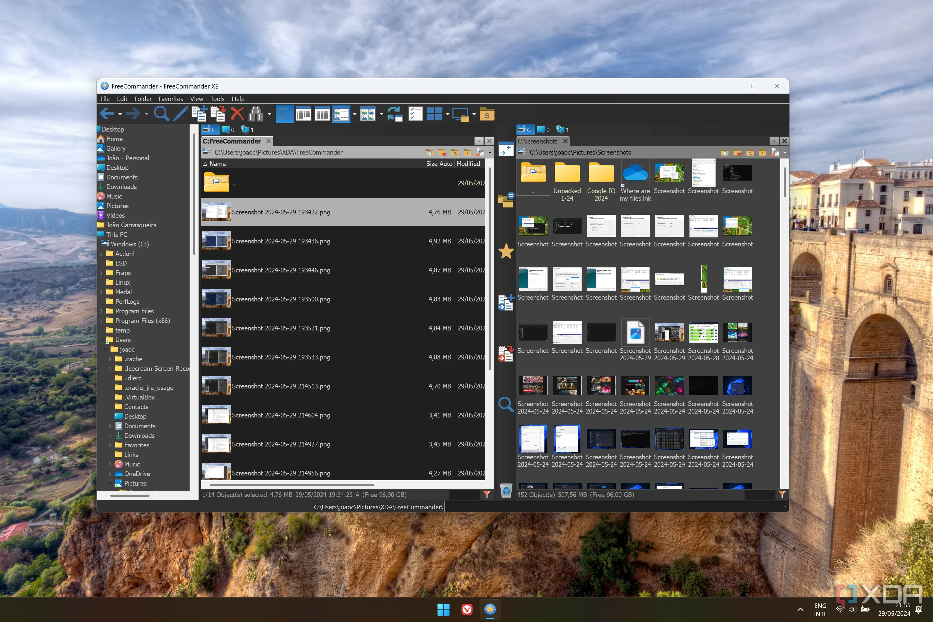 Q-Dir với FreeCommander, một lựa chọn khác thay thế File Explorer