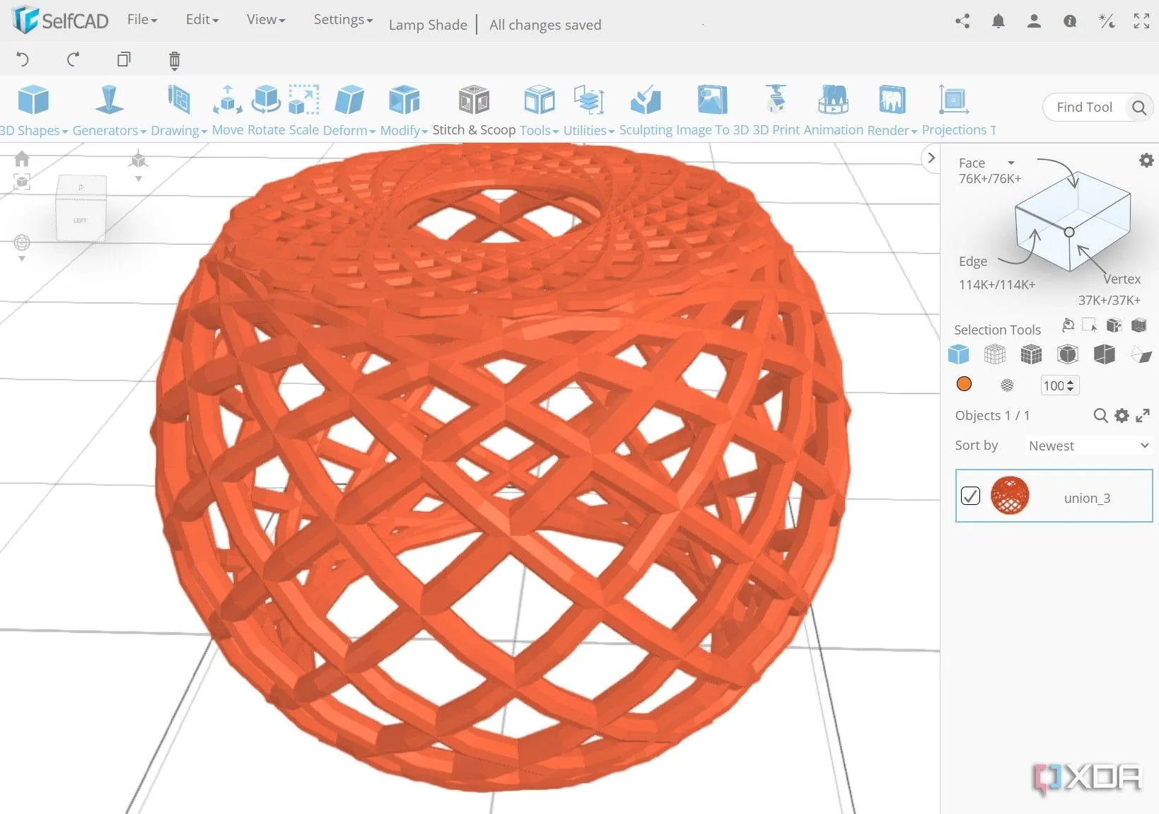 Quá trình tạo mô hình 3D trên phần mềm thiết kế, minh họa cho các nguyên tắc DfAM