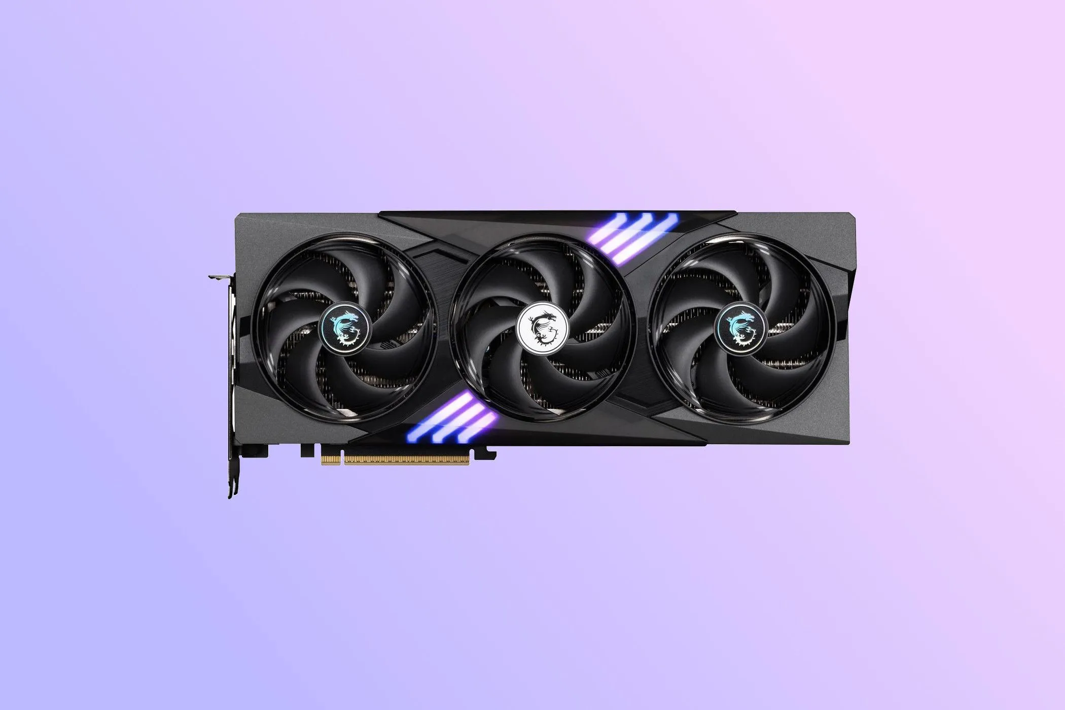 Render card đồ họa MSI GeForce RTX 5070 Ti Gaming Trio OC Plus với hệ thống tản nhiệt ba quạt