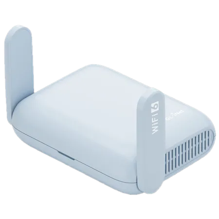 Router du lịch GL.iNet GL-MT3000 AX3000 Wi-Fi 6 băng tần kép với thiết kế hiện đại