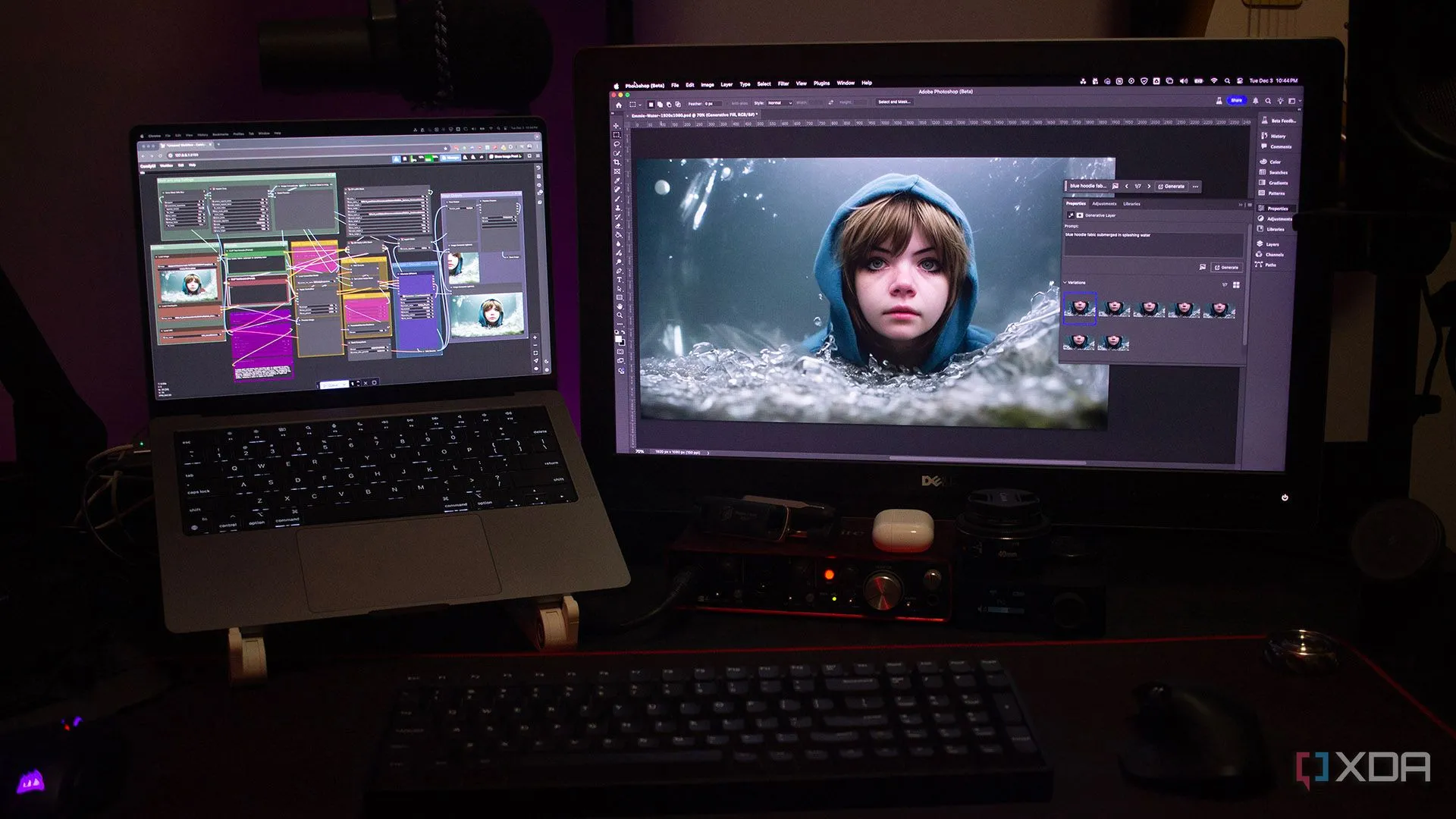 So sánh các công cụ AI như Photoshop Firefly, ComfyUI và Stable Diffusion trong thiết kế