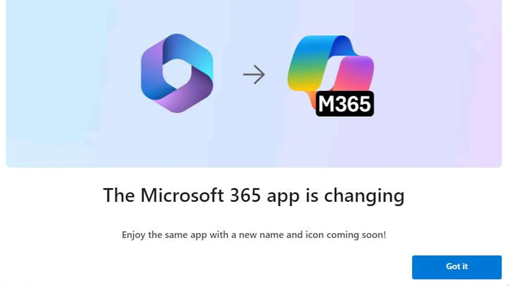 So sánh logo cũ và mới của Microsoft 365 khi tích hợp Copilot AI