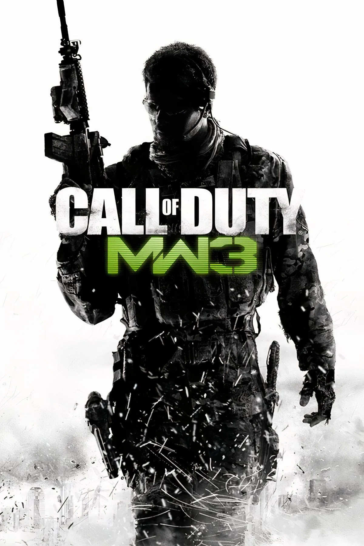 Soap MacTavish trong Call of Duty Modern Warfare 3 trên nền đồ họa game
