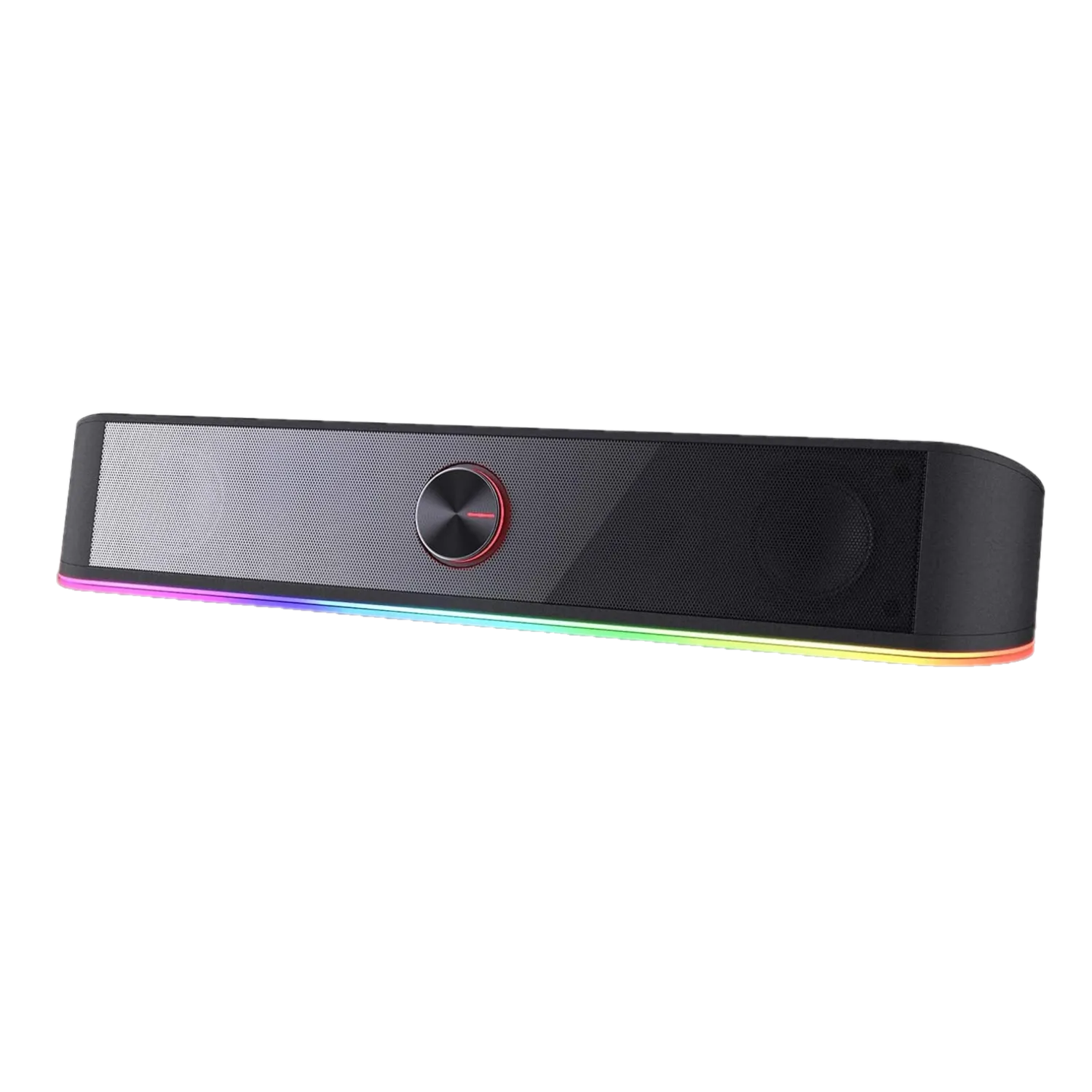 Soundbar Redragon GS560 màu đen với dải đèn RGB, sản phẩm âm thanh giá rẻ cho PC