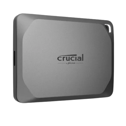 SSD di động Crucial X9 Pro 4TB với thiết kế nhỏ gọn, cao cấp
