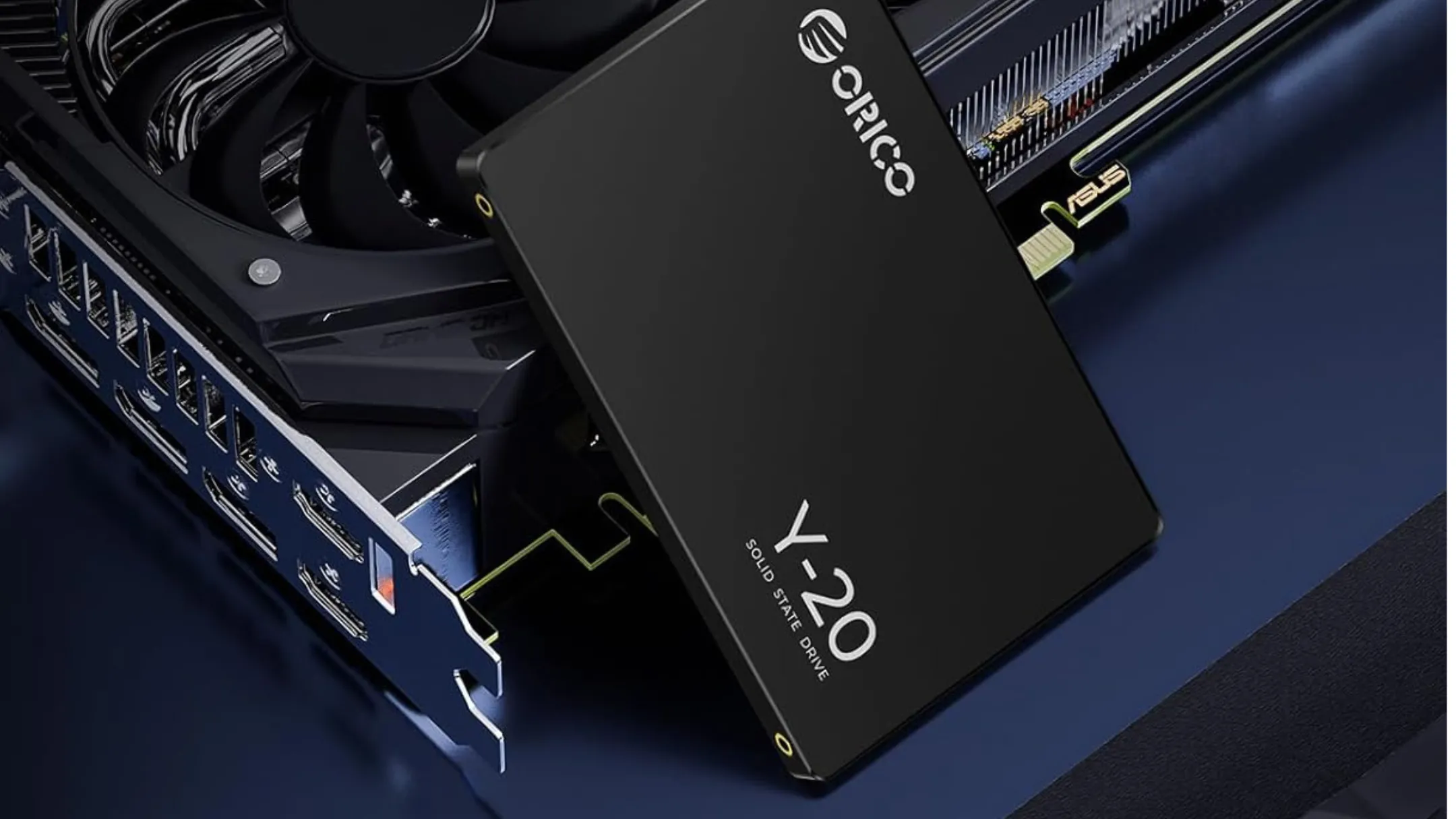 SSD ORICO 4TB được lắp đặt trong hệ thống máy tính