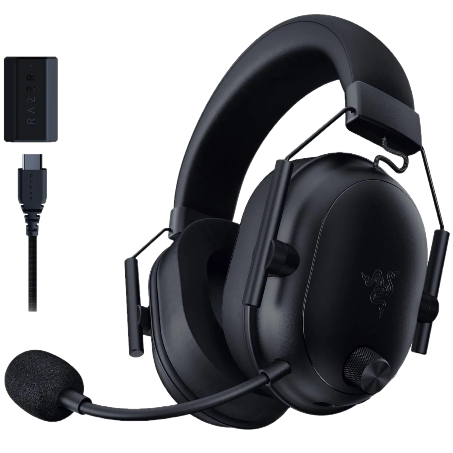 Tai nghe gaming không dây Razer BlackShark V2 HyperSpeed màu đen, biểu tượng của sự đầu tư chất lượng cho âm thanh gaming