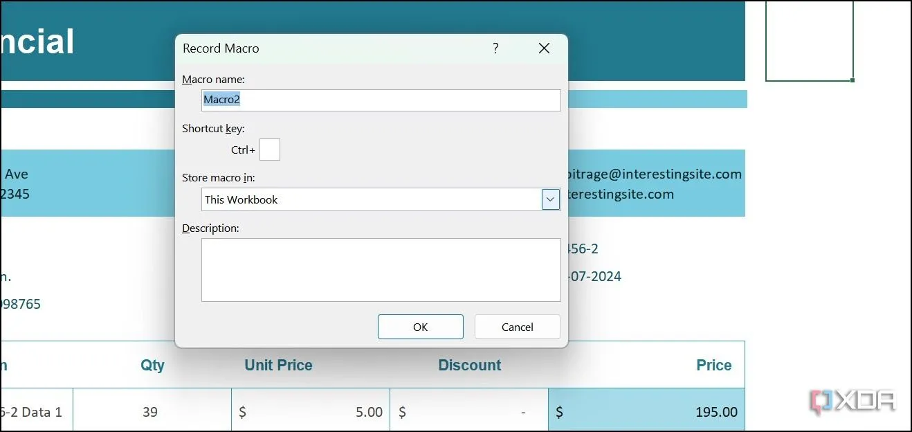 Tăng tốc quy trình làm việc với Macros trong Excel