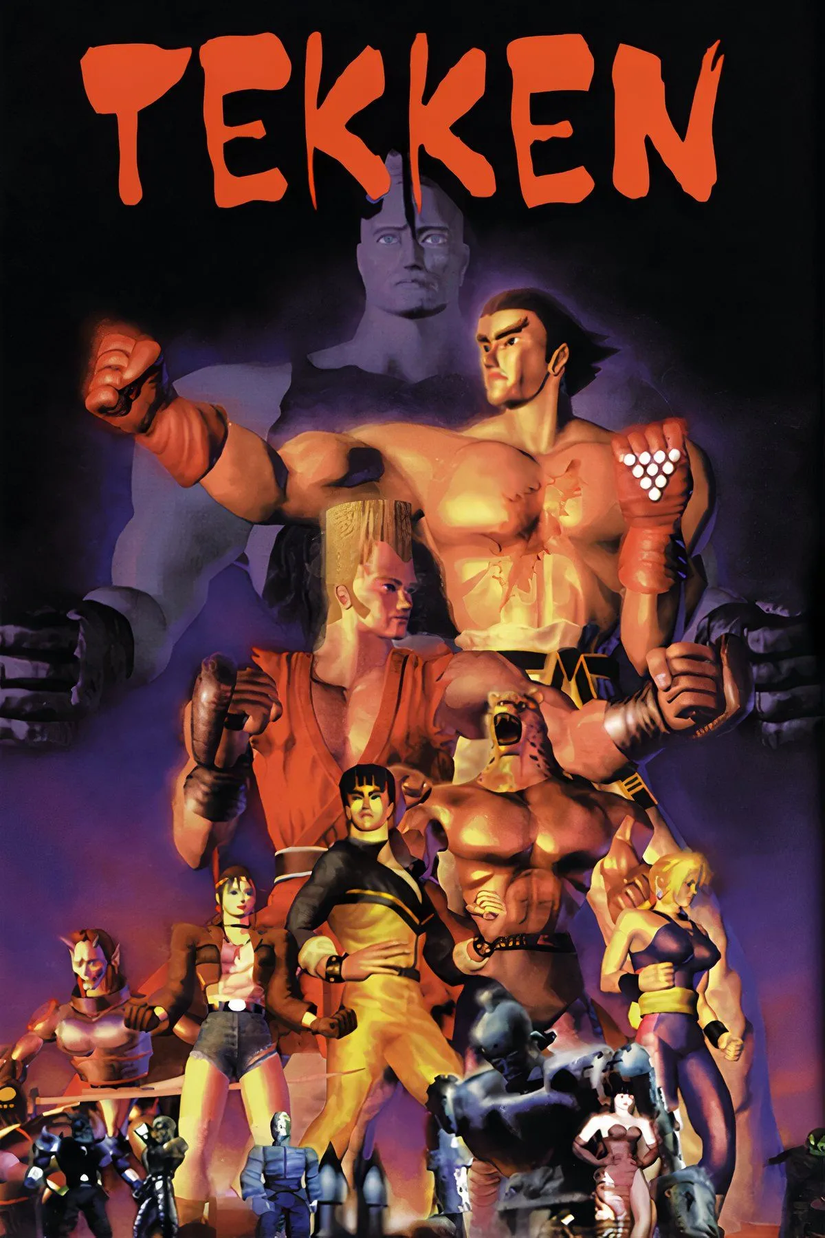 Tekken Long Box PS1 - Hộp dài của game đối kháng huyền thoại Namco