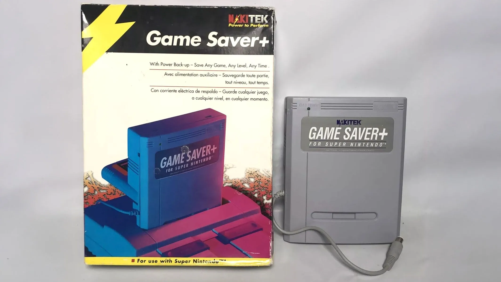 Thiết bị Nakitek Game Saver Plus cho SNES