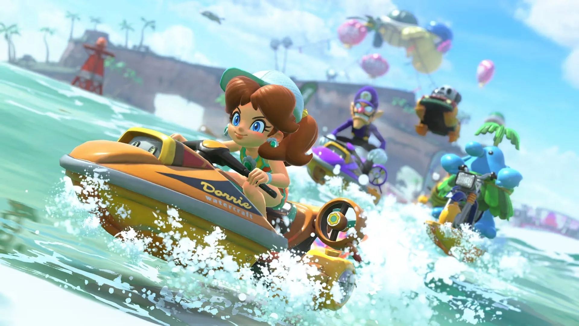 Thiết kế đường ray độc đáo trong môi trường thế giới mở của Mario Kart World