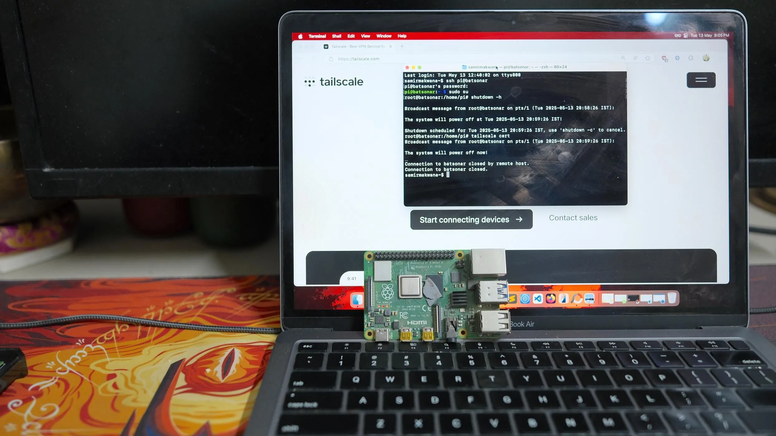 Thiết lập Raspberry Pi và Tailscale để truy cập các dịch vụ tự host khi di chuyển, ví dụ về giải pháp công nghệ phục vụ du lịch.