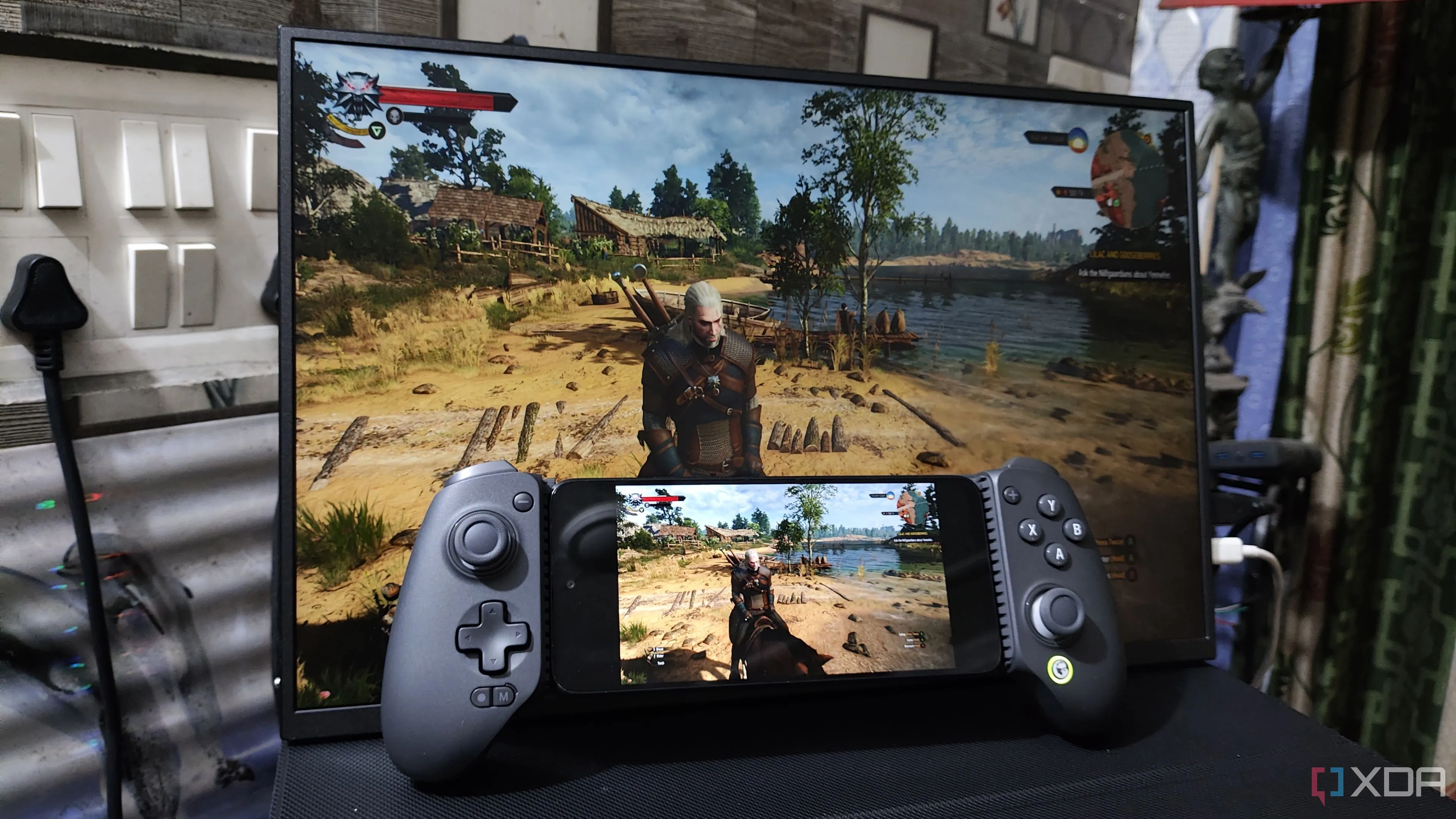 Thiết lập Sunshine và Moonlight để stream game The Witcher 3 lên điện thoại Poco M6 Pro, minh họa stream game PC lên di động