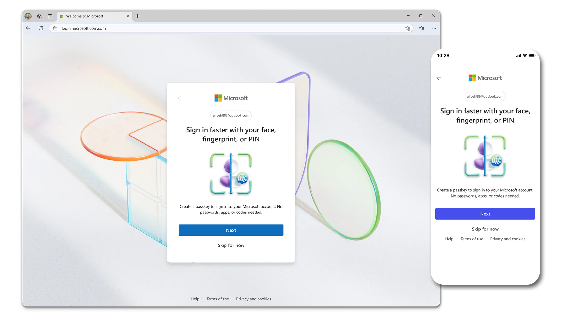 Thông báo của Microsoft về việc đẩy mạnh passkey và đăng nhập không mật khẩu