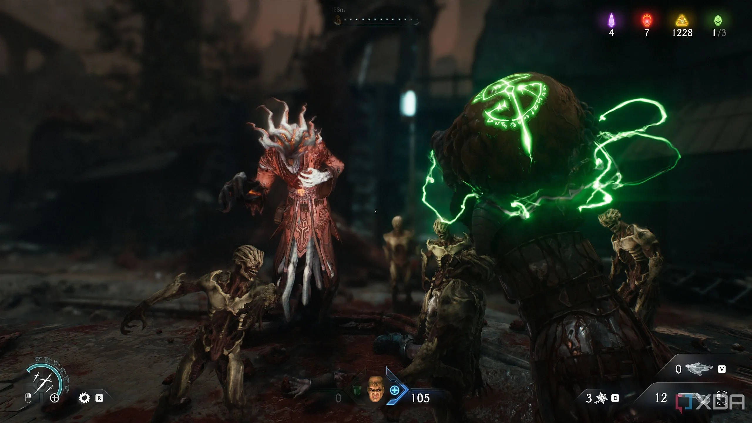 Tinh chất Quỷ màu cam tăng giáp tối đa cho Slayer trong Chapter 20 Doom The Dark Ages.