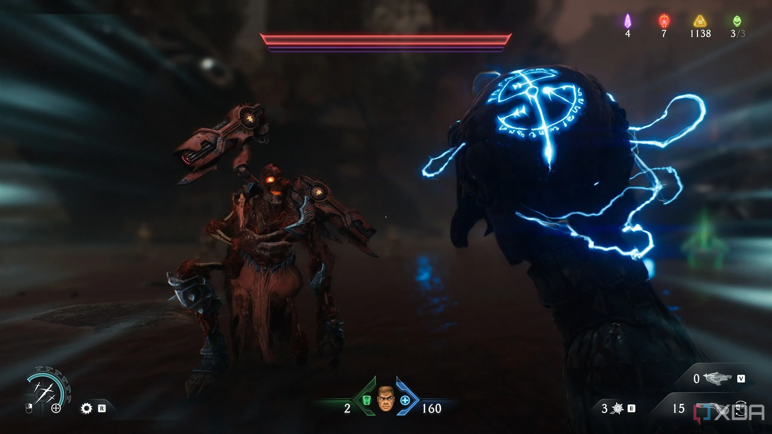 Tinh chất Quỷ màu xanh lá cây tăng máu tối đa cho Slayer trong Chapter 20 Doom The Dark Ages.