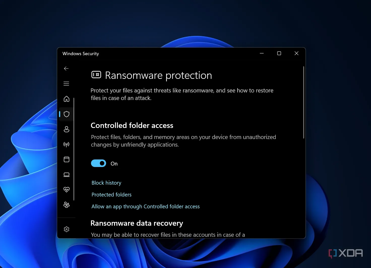 Tính năng Controlled Folder Access trên Windows 11 giúp tăng cường bảo mật dữ liệu