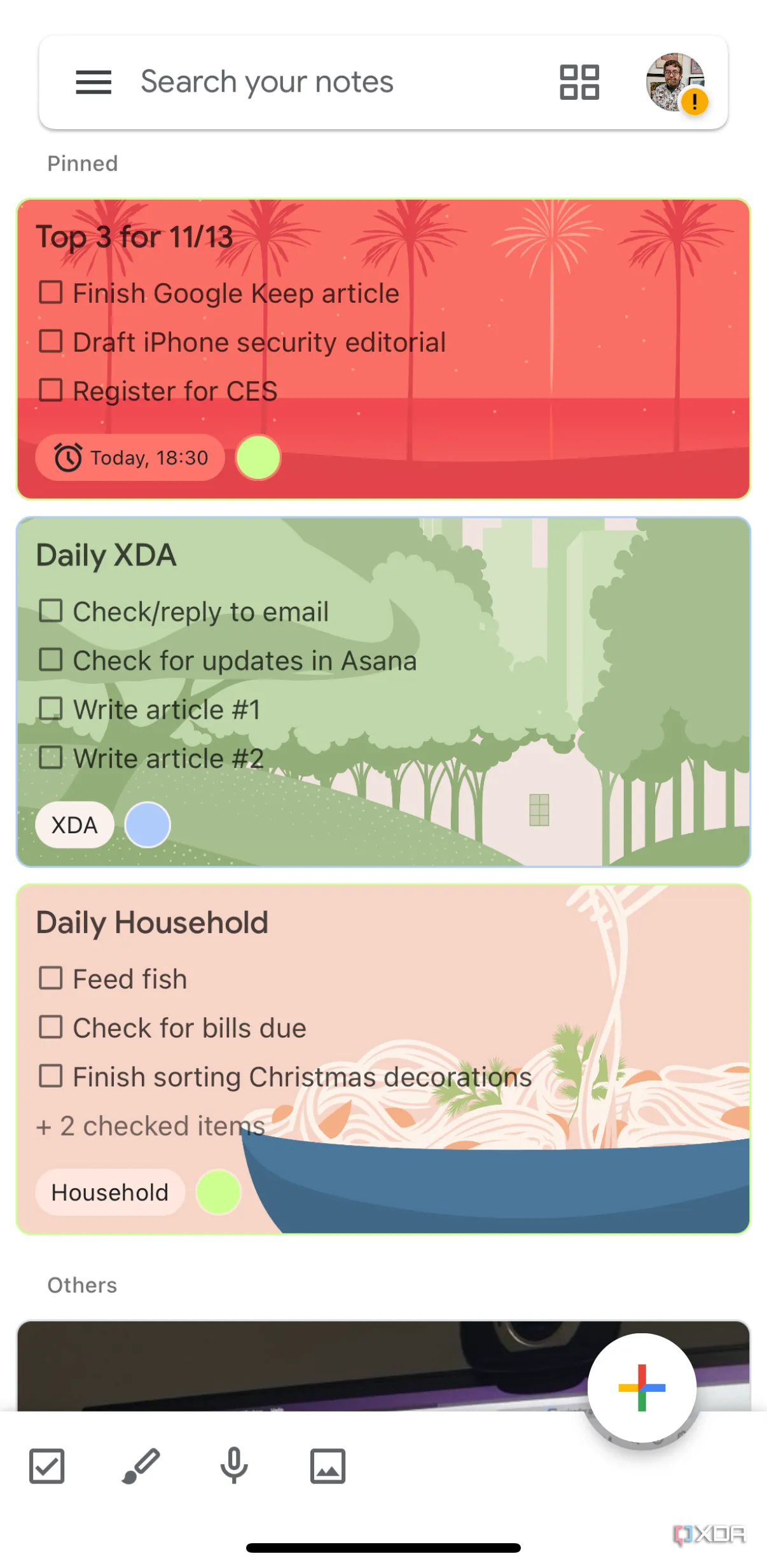 Tính năng ghim ghi chú quan trọng trên Google Keep