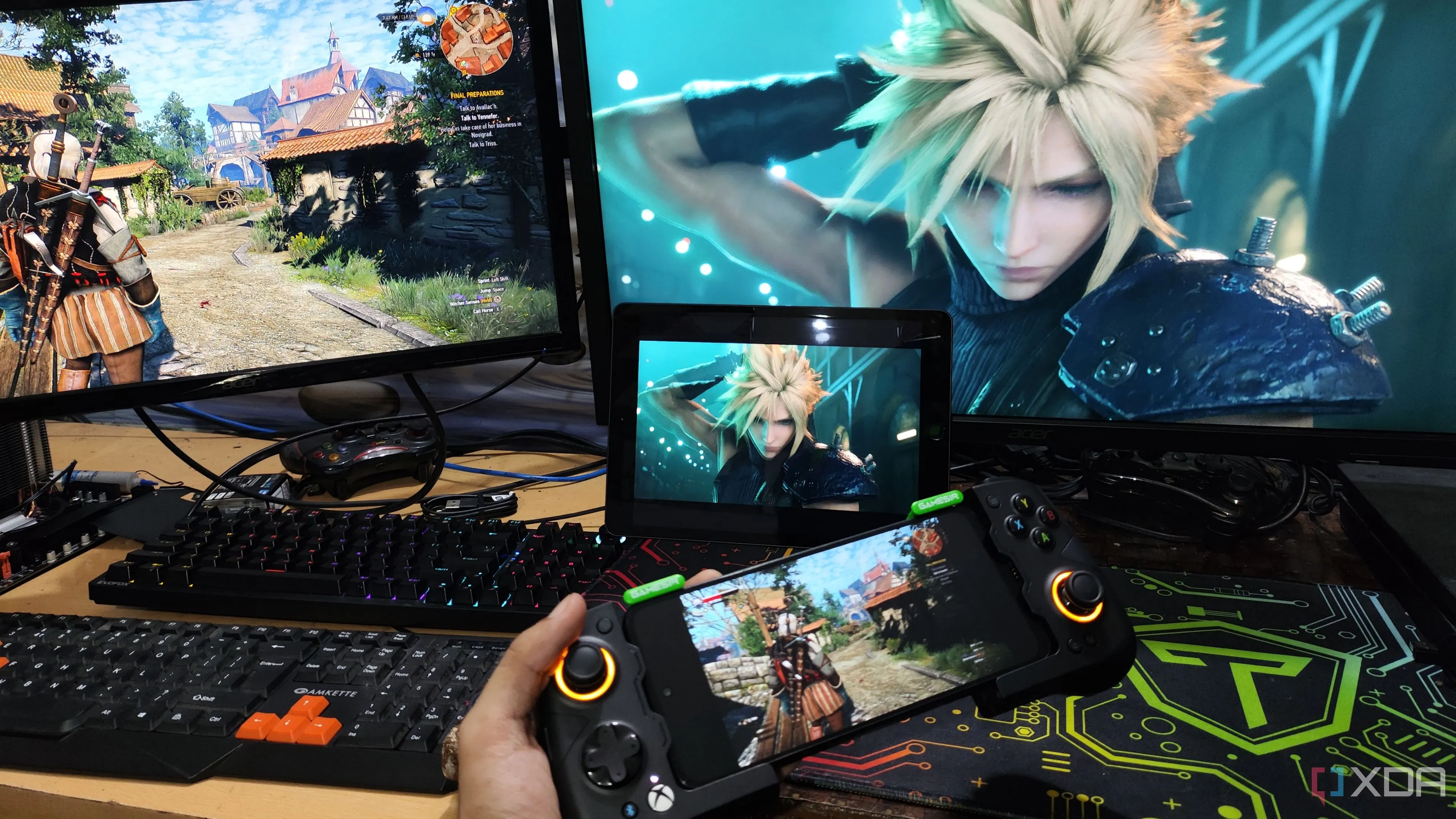 Trải nghiệm chơi game Final Fantasy VII Remake được truyền tải qua Moonlight và Sunshine lên iPad