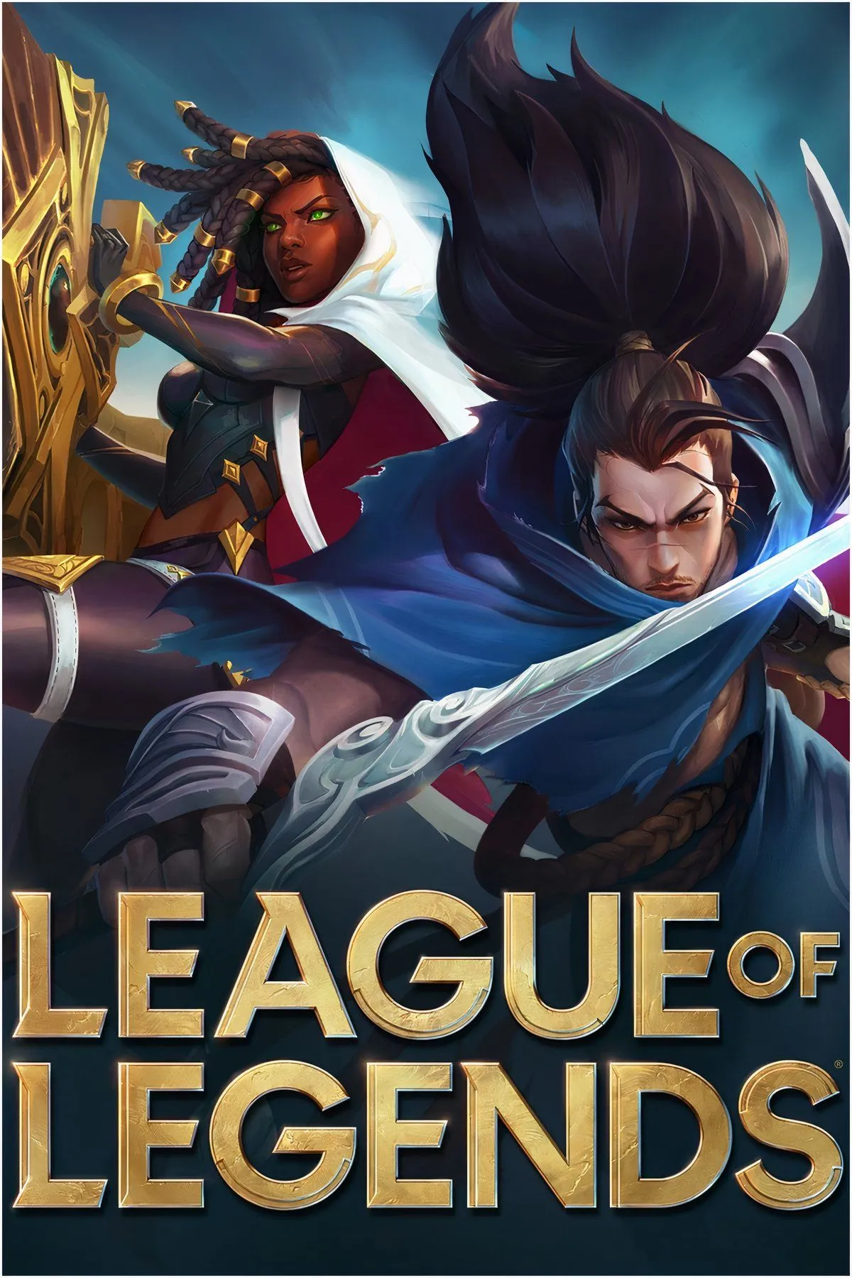 Trận đấu 5v5 căng thẳng trong game Liên Minh Huyền Thoại (League of Legends)