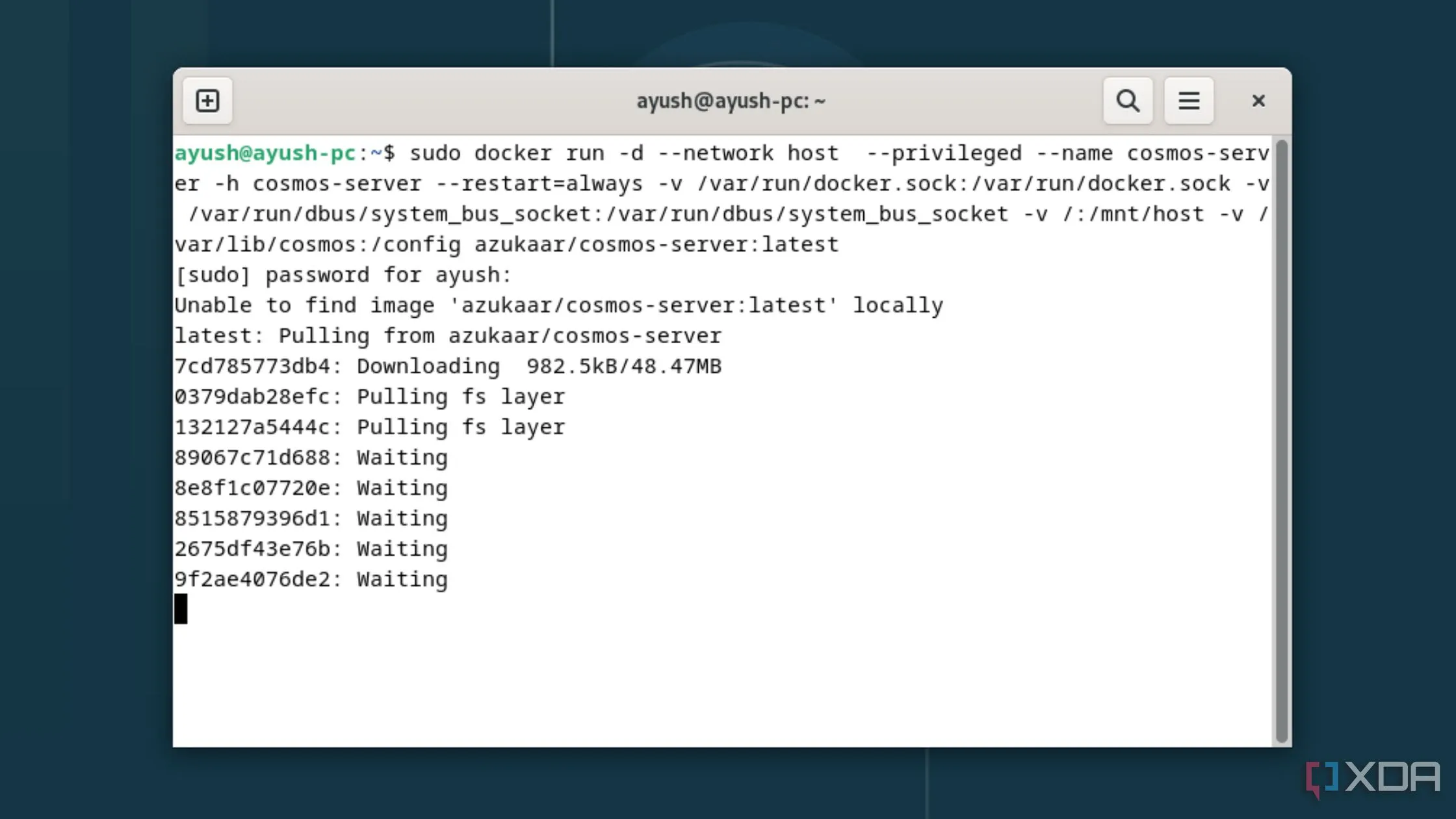 Triển khai máy chủ Cosmos trên Debian