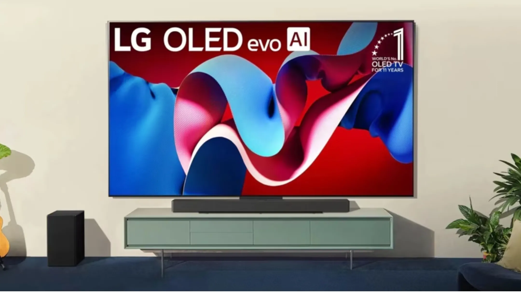 TV thông minh LG C4 với thiết kế hiện đại và viền mỏng