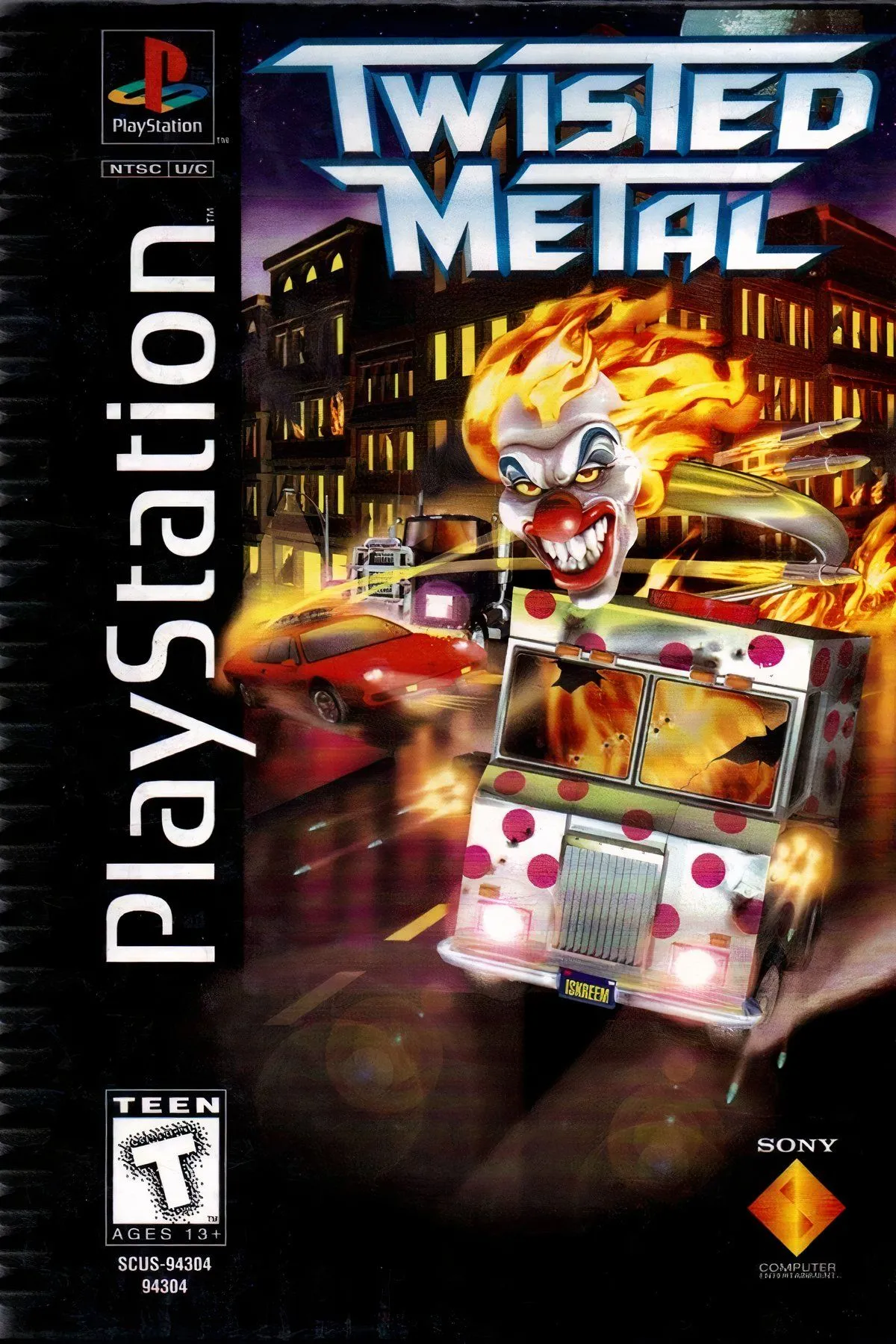 Twisted Metal Long Box PS1 - Phiên bản hộp dài của game đua xe hủy diệt