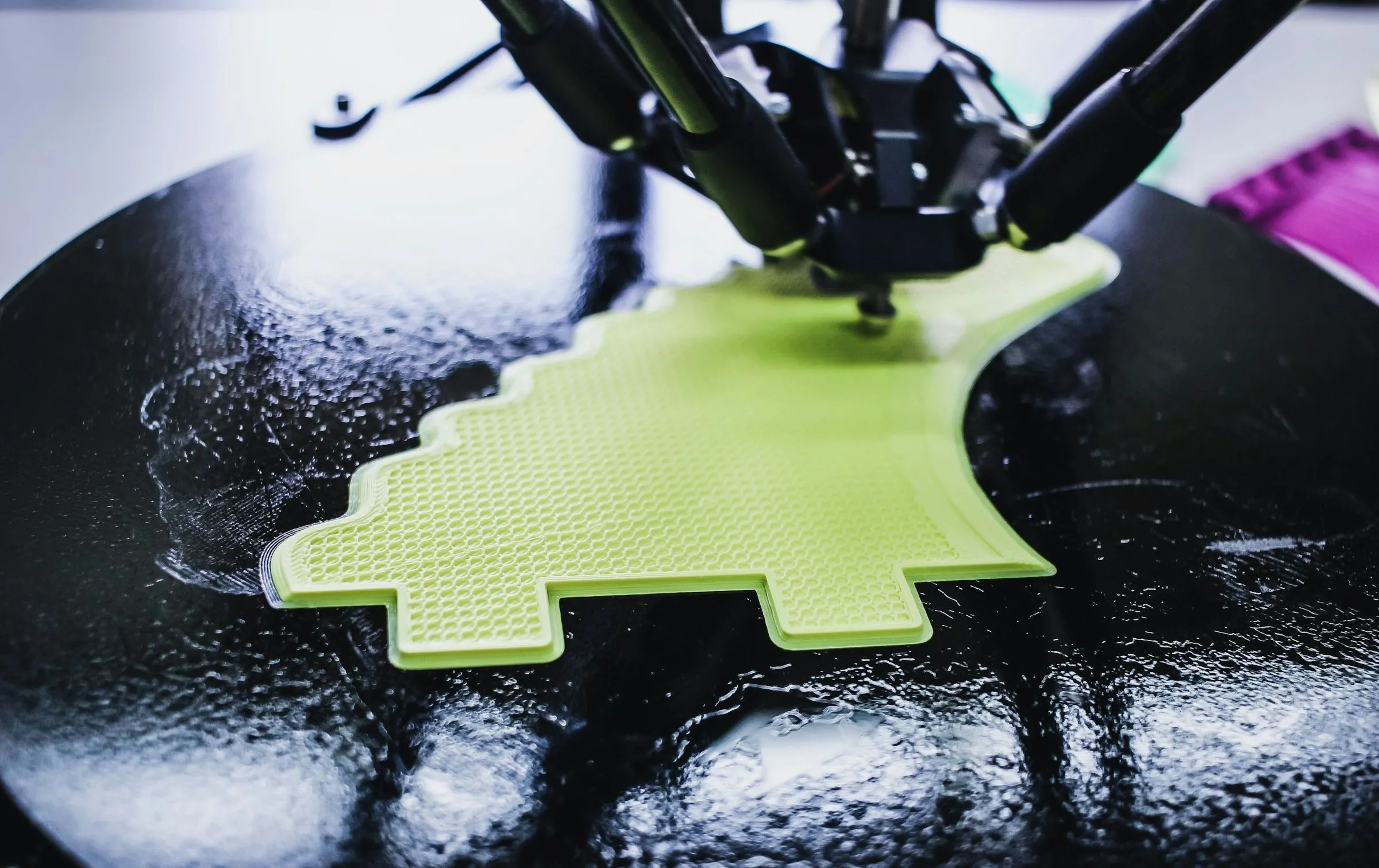 Vân lớp in trên mẫu 3D thô