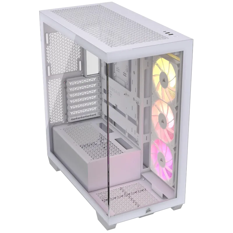 Vỏ case Corsair 3500X màu trắng sang trọng