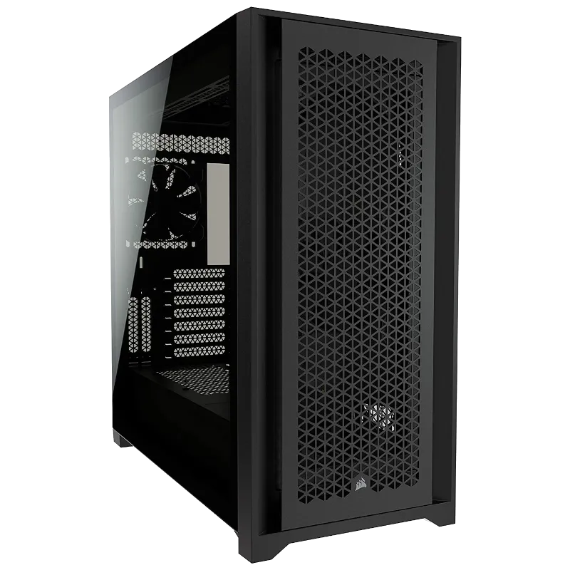 Vỏ case Corsair 5000D Airflow với thiết kế lưới thoáng khí tối ưu cho luồng gió mát